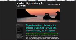 Desktop Screenshot of marinoupholstery.com